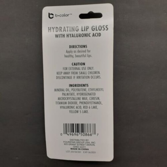 B•Color Lip Gloss Hydrating Hyaluronic Acid Lip Contour Fire Quartz - Picture 5 of 7
